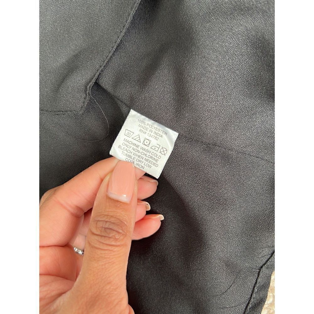 NWT Black lapel front double zip functional pockets jacket Blazer - Picture 4 of 4